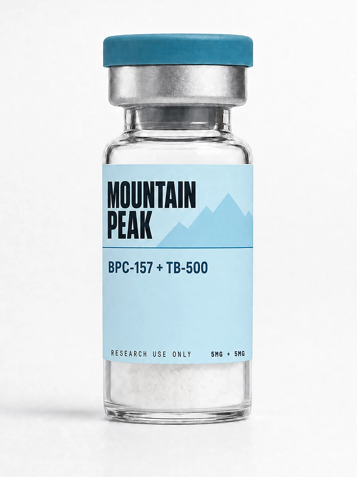 BPC-157 + TB-500 Blend — 5mg + 5mg research vial